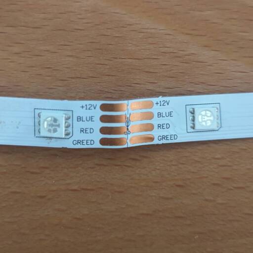 LED strip, "12V / BLUE / RED / GREED"