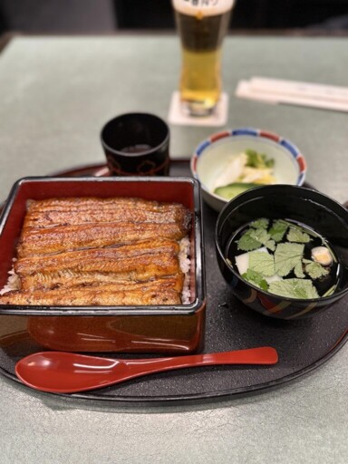 This is probably my favorite Japanese food. Eel Set